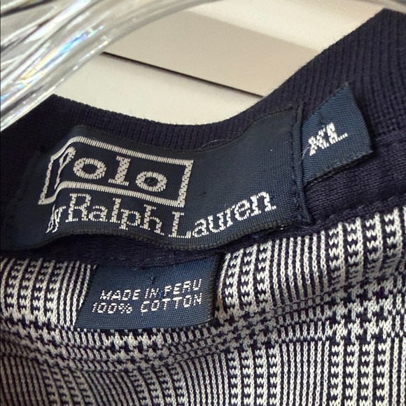 Polo by Ralph Lauren Navy and White Polo Shirt - Picture 2 of 5